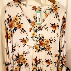 Arilynn Smocked Bottom Top